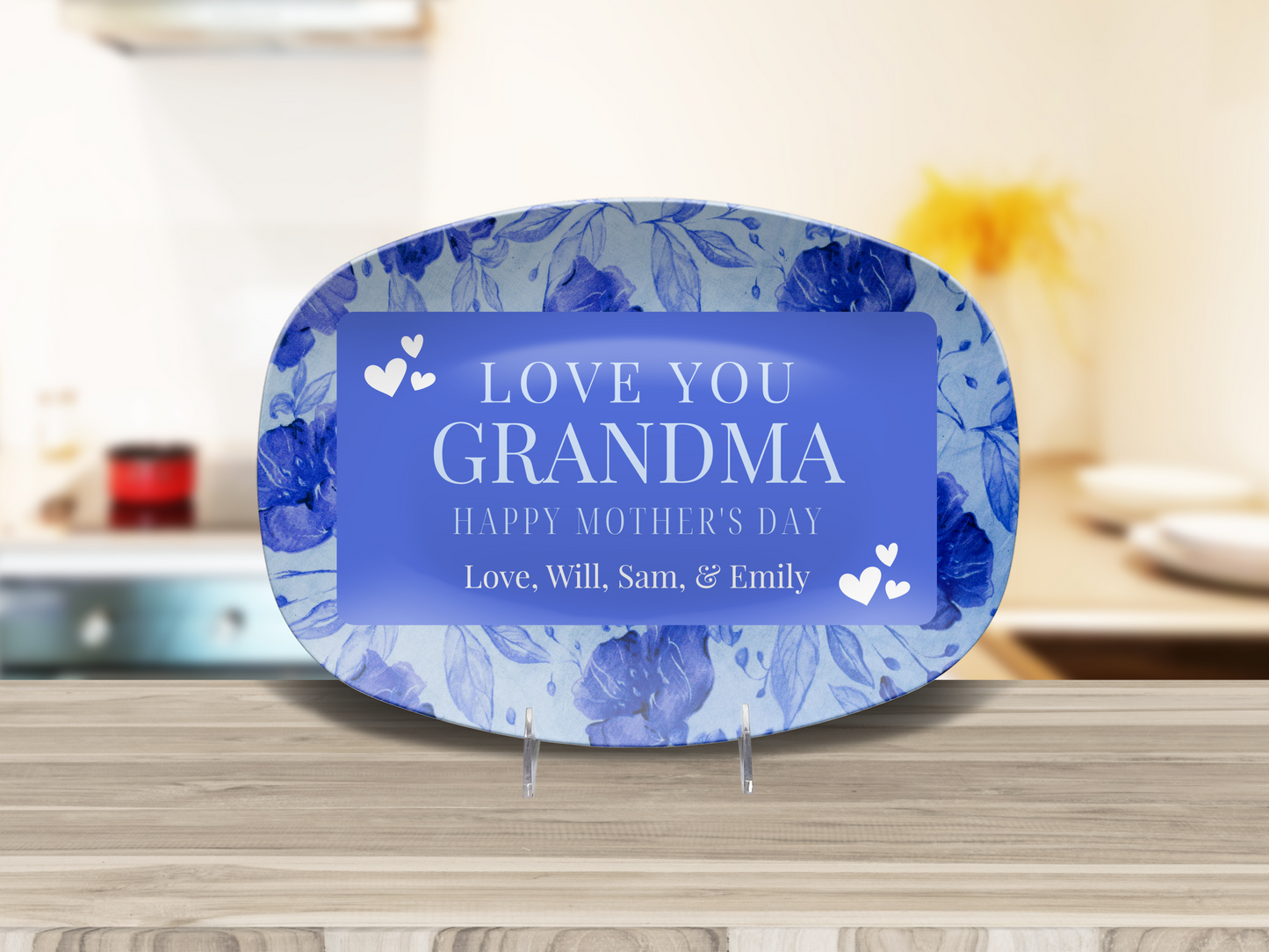 Gift for Grandma - Personalized Mother's Day Platter