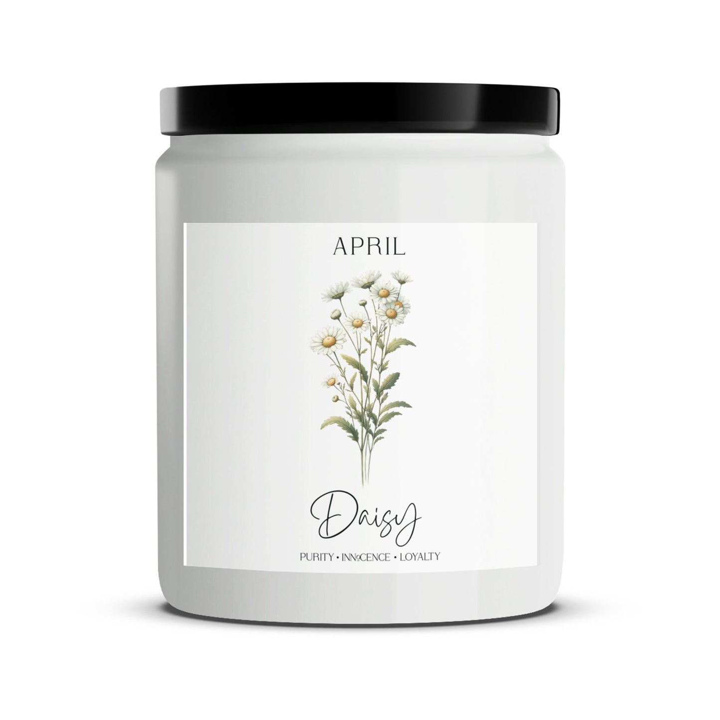 April Daisy Scented Candle, Floral Spring Aroma, Botanical Home Decor, Gift for Mother's Day - Mardonyx