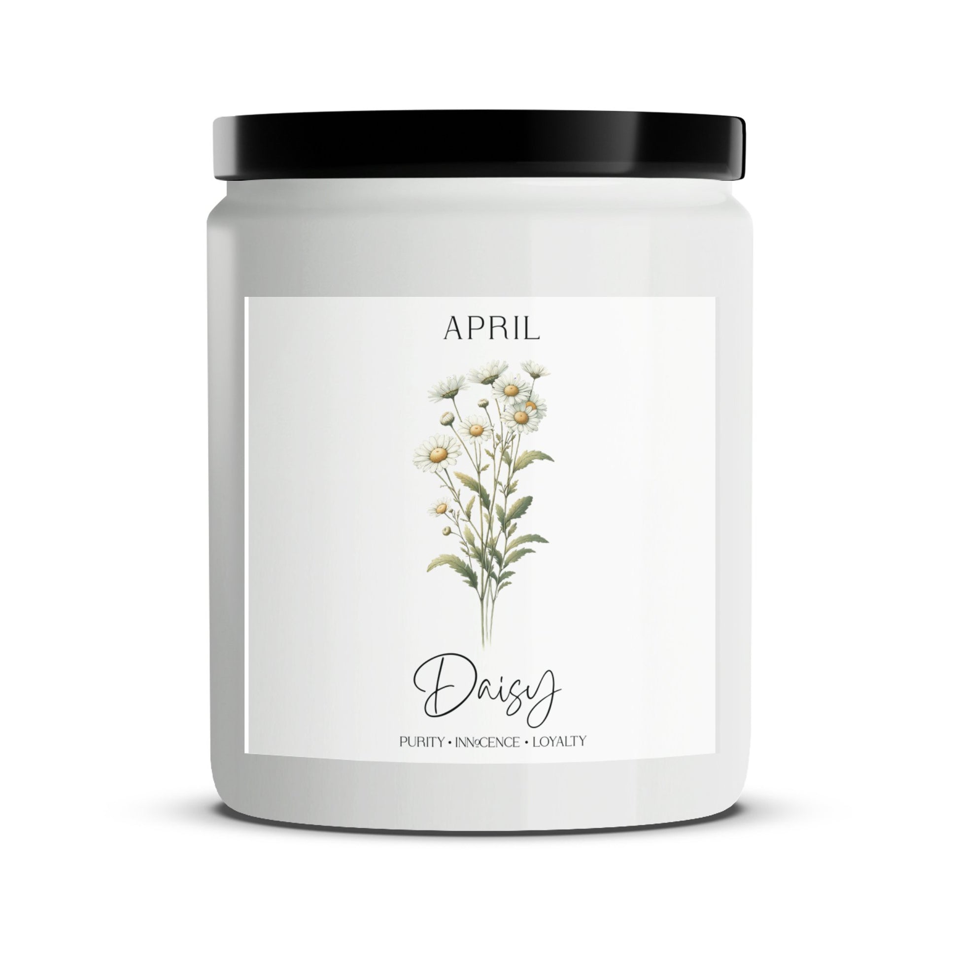April Daisy Scented Candle, Floral Spring Aroma, Botanical Home Decor, Gift for Mother's Day - Mardonyx