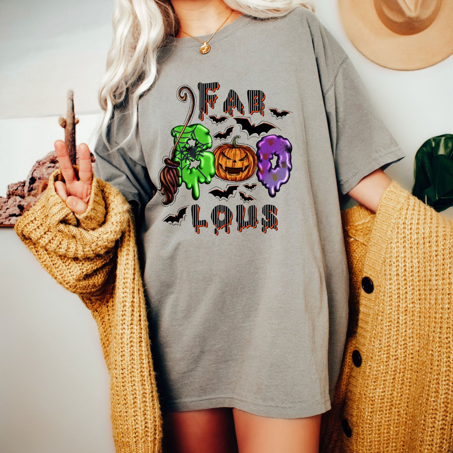 Women's Fab Boo Lous Halloween T-Shirt