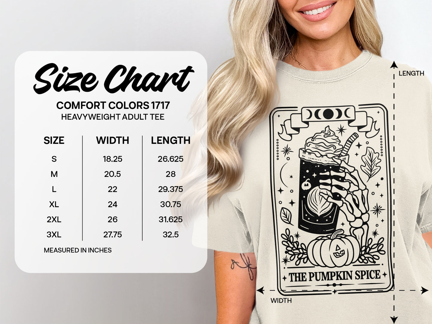 Comfort Colors 1717 Heavyweight Adult Tee The Pumpkin Spice