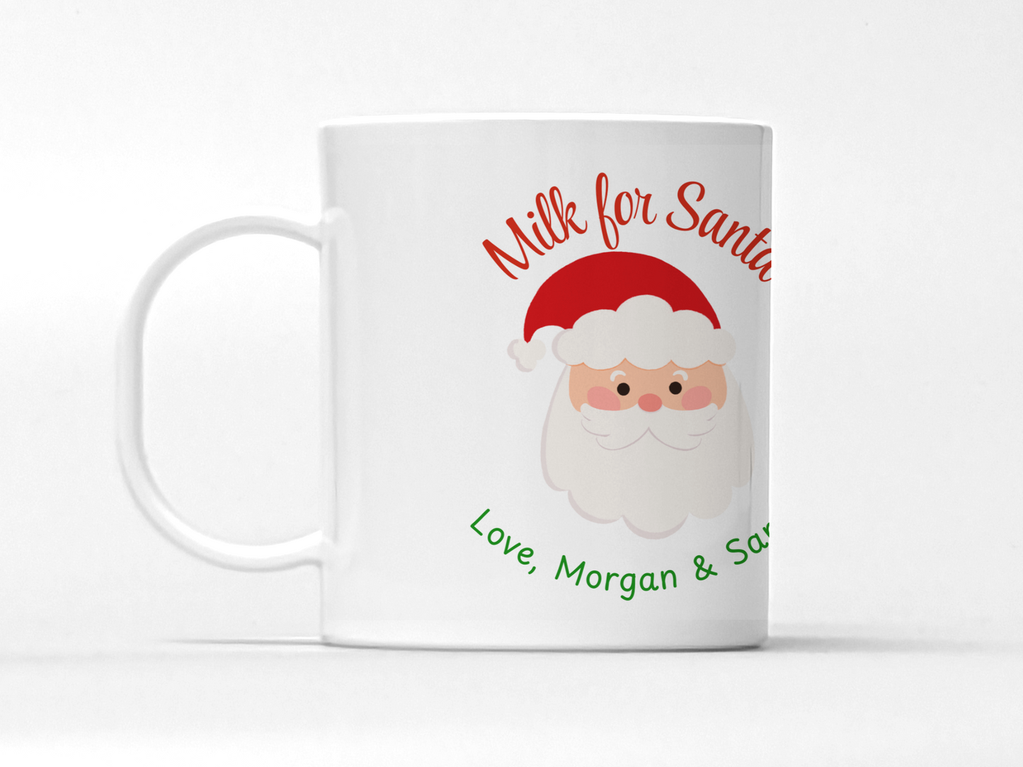 Personalized Milk for Santa Unbreakable Mug - Christmas Eve Cup