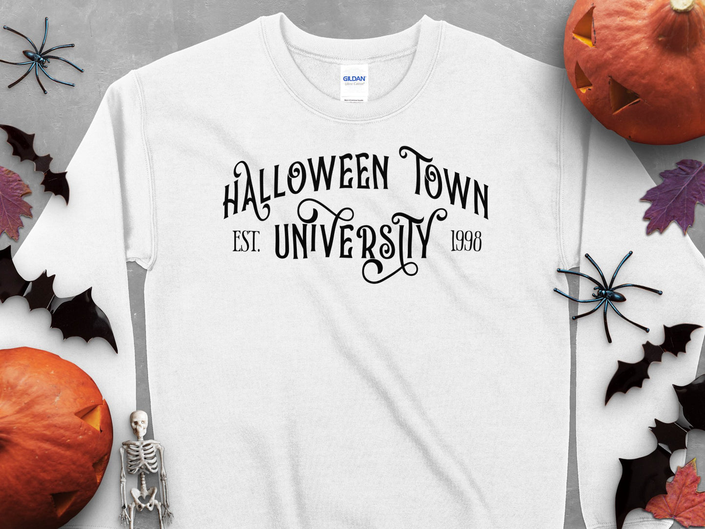 Halloween Town University Sweatshirt, Halloween Sweatshirt, Halloween Disney Shirt, Mickey Halloween Shirt - Mardonyx Sweatshirt