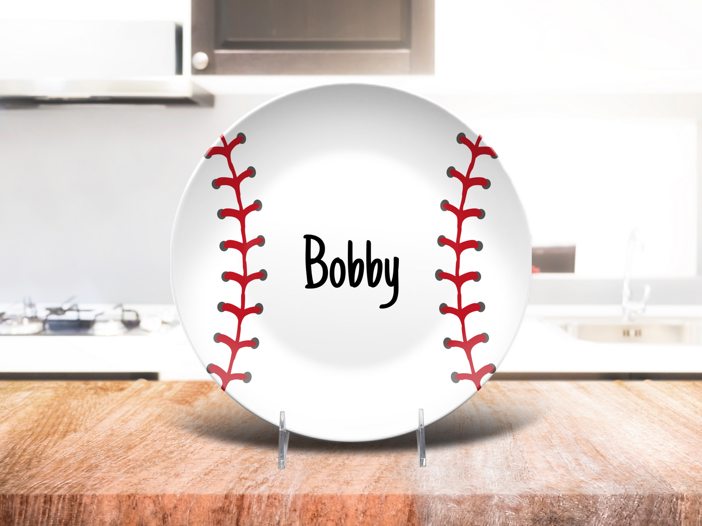 Baseball Lover Child Dinner Plate