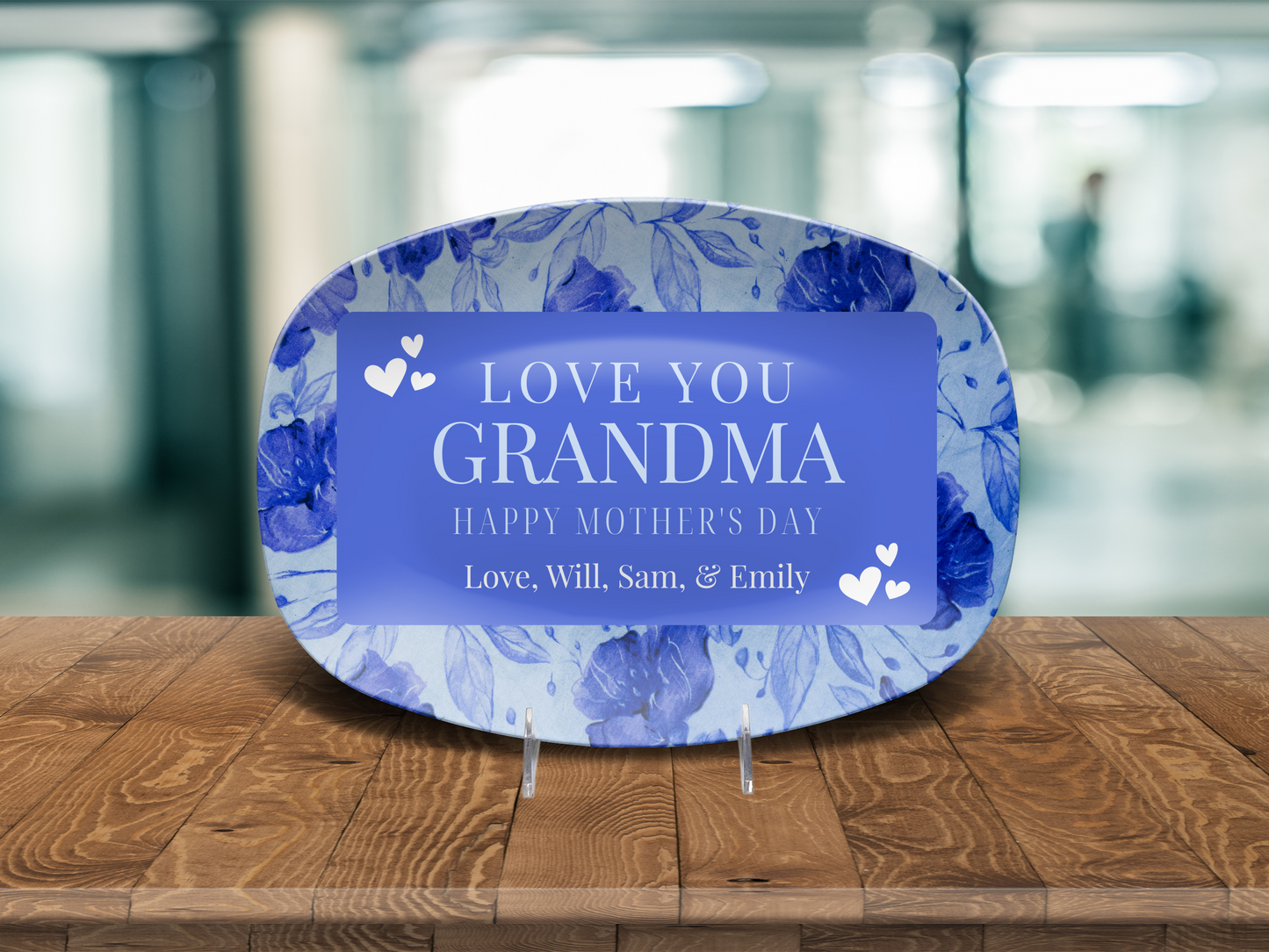 Gift for Grandma - Personalized Mother's Day Platter