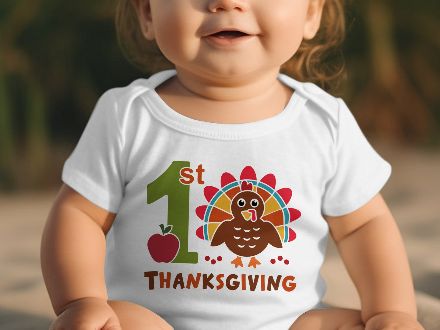 First Thanksgiving Baby Bodysuit - Mardonyx T-Shirt