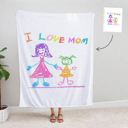 Custom Childs Drawing Blanket - Mardonyx Blanket