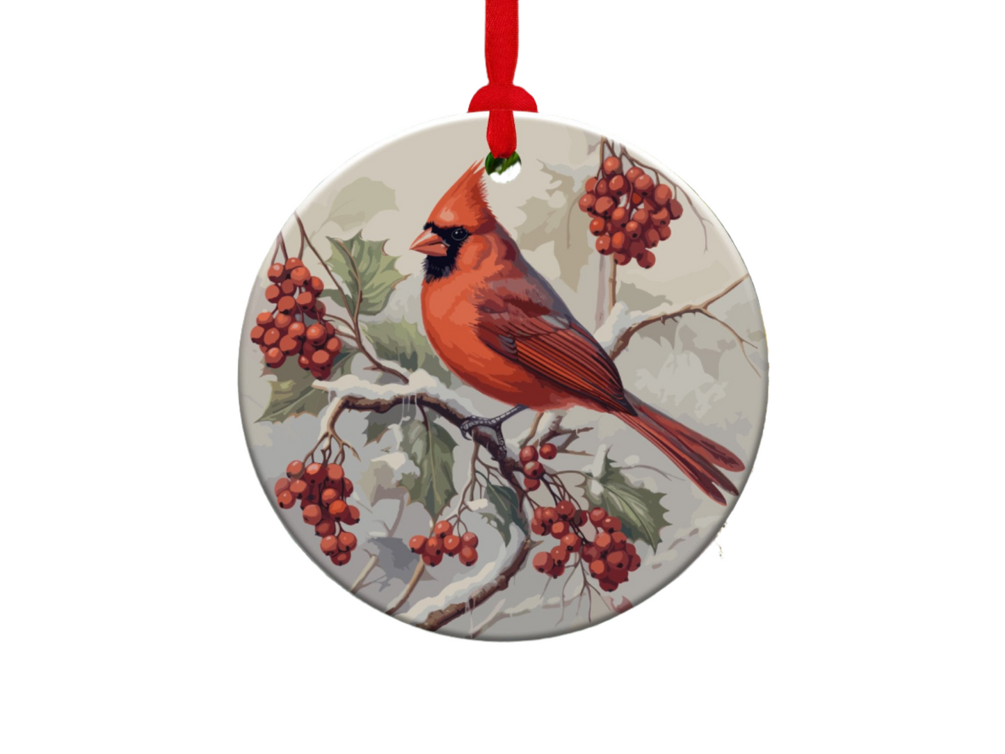 Cardinal Christmas Ornament, Message from Heaven Ornament