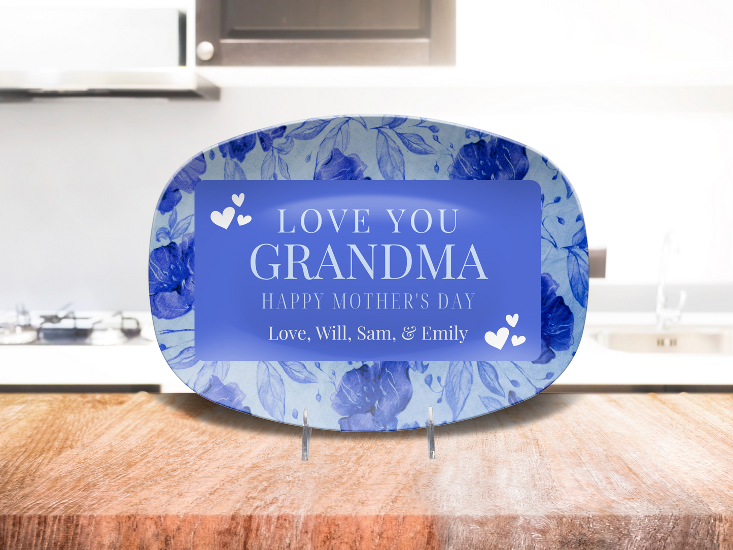 Gift for Grandma - Personalized Mother's Day Platter