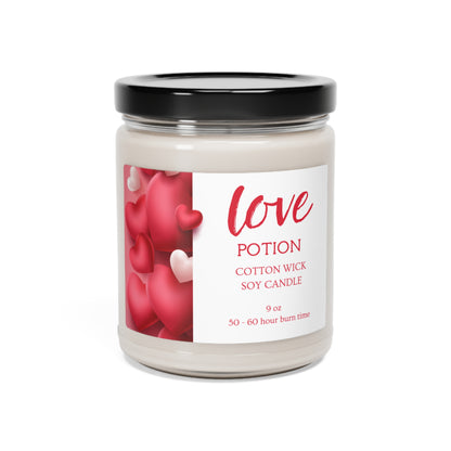 Valentine's Day Love Potion Soy Cotton Wick Candle - Mardonyx Candle Apple Harvest / 9oz
