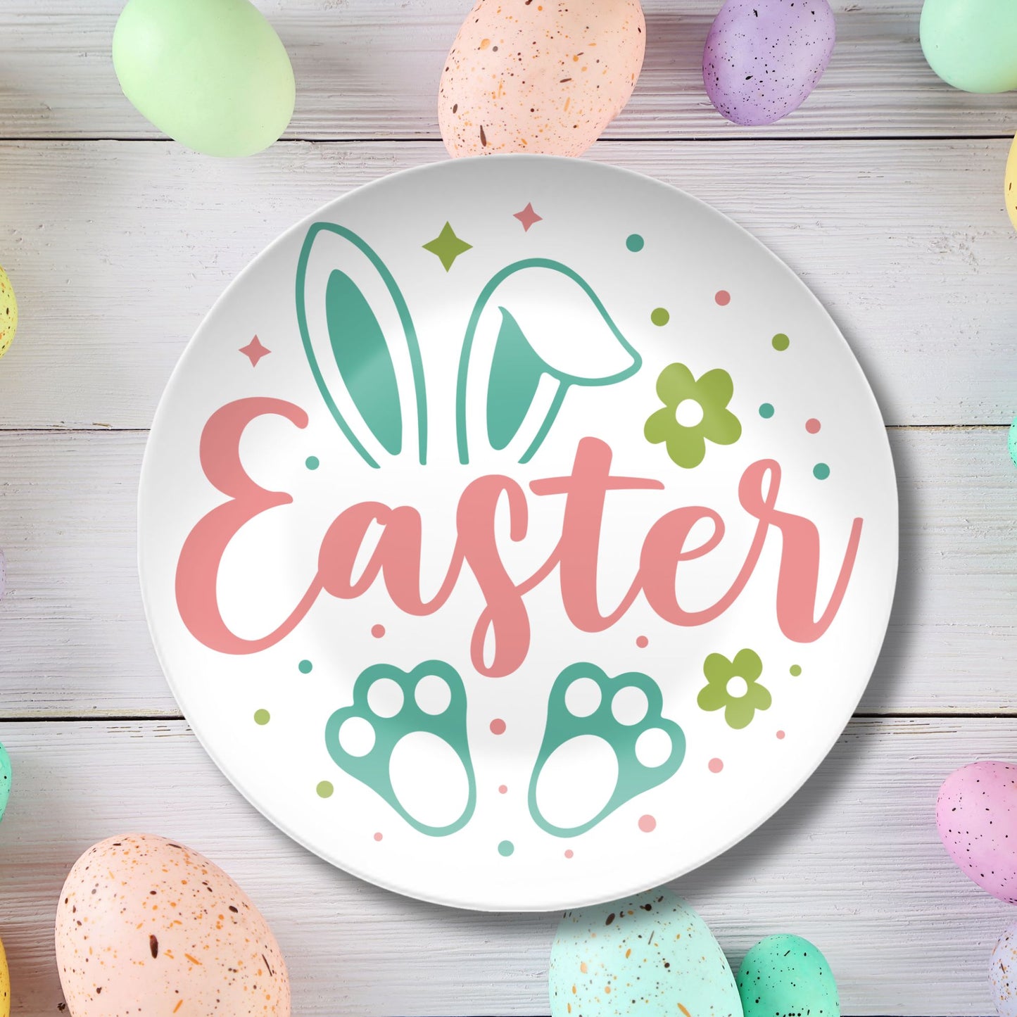 Happy Easter Kid's Non-Breakable BPA Free Plate