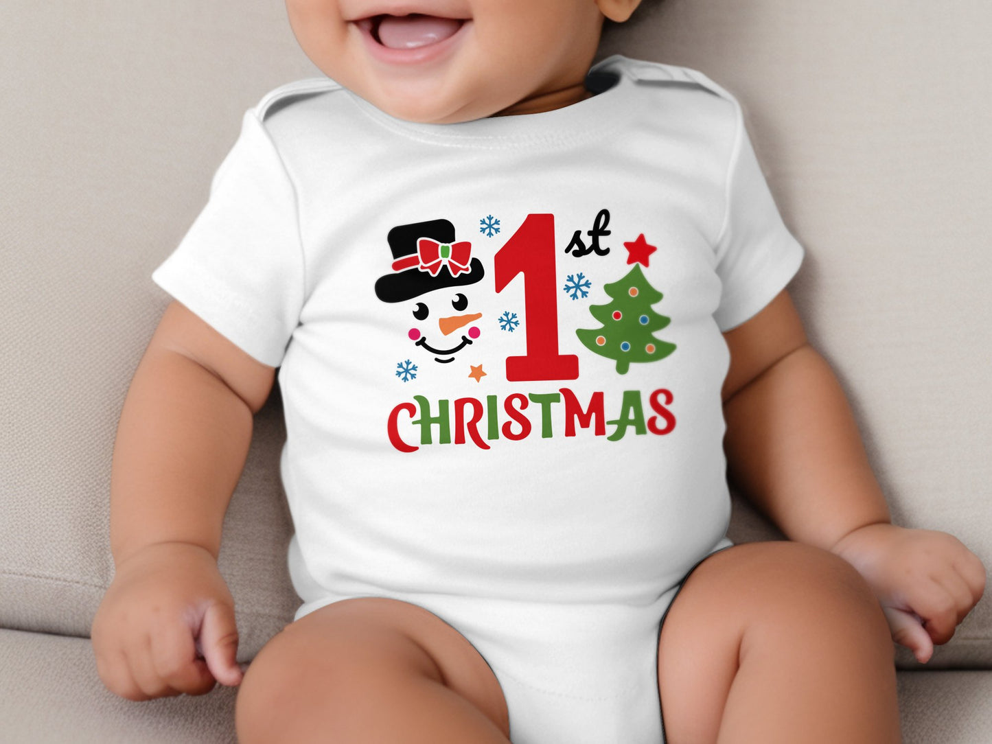 Baby's First Christmas Bodysuit - Mardonyx T-Shirt