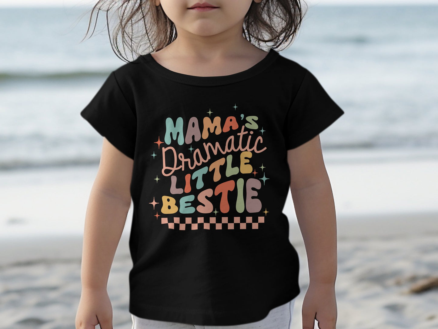 Mamas Dramatic Little Bestie T-Shirt, Mother's Day Gift, Funny Shirt Women, Mom Shirt, Mother to be Gift, New Mom shirt Women - Mardonyx T-Shirt
