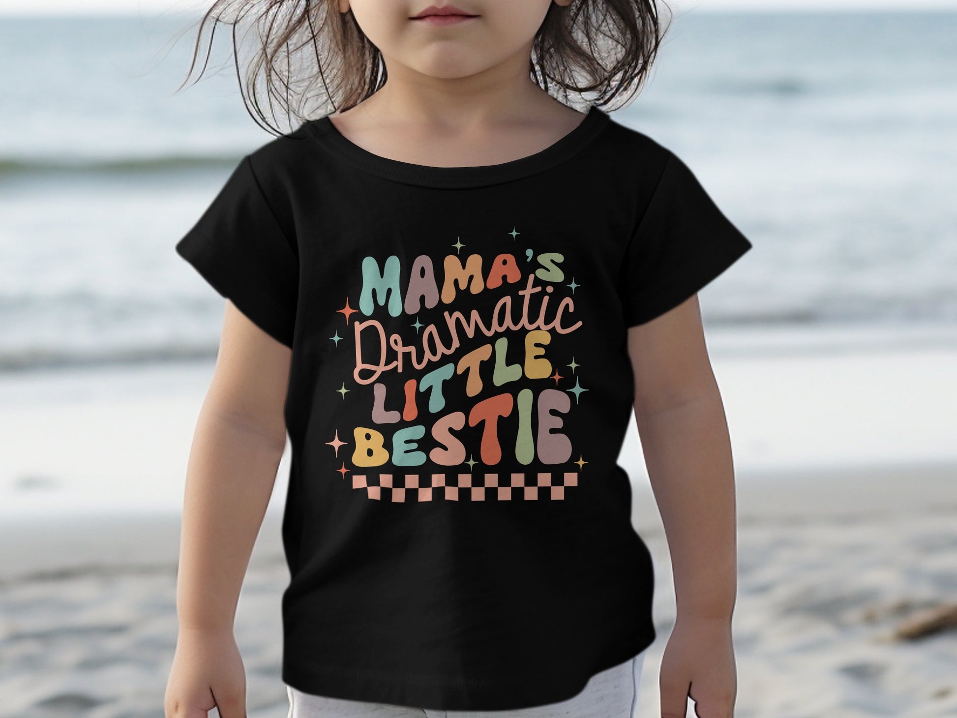 Mamas Dramatic Little Bestie T-Shirt, Mother's Day Gift, Funny Shirt Women, Mom Shirt, Mother to be Gift, New Mom shirt Women - Mardonyx T-Shirt