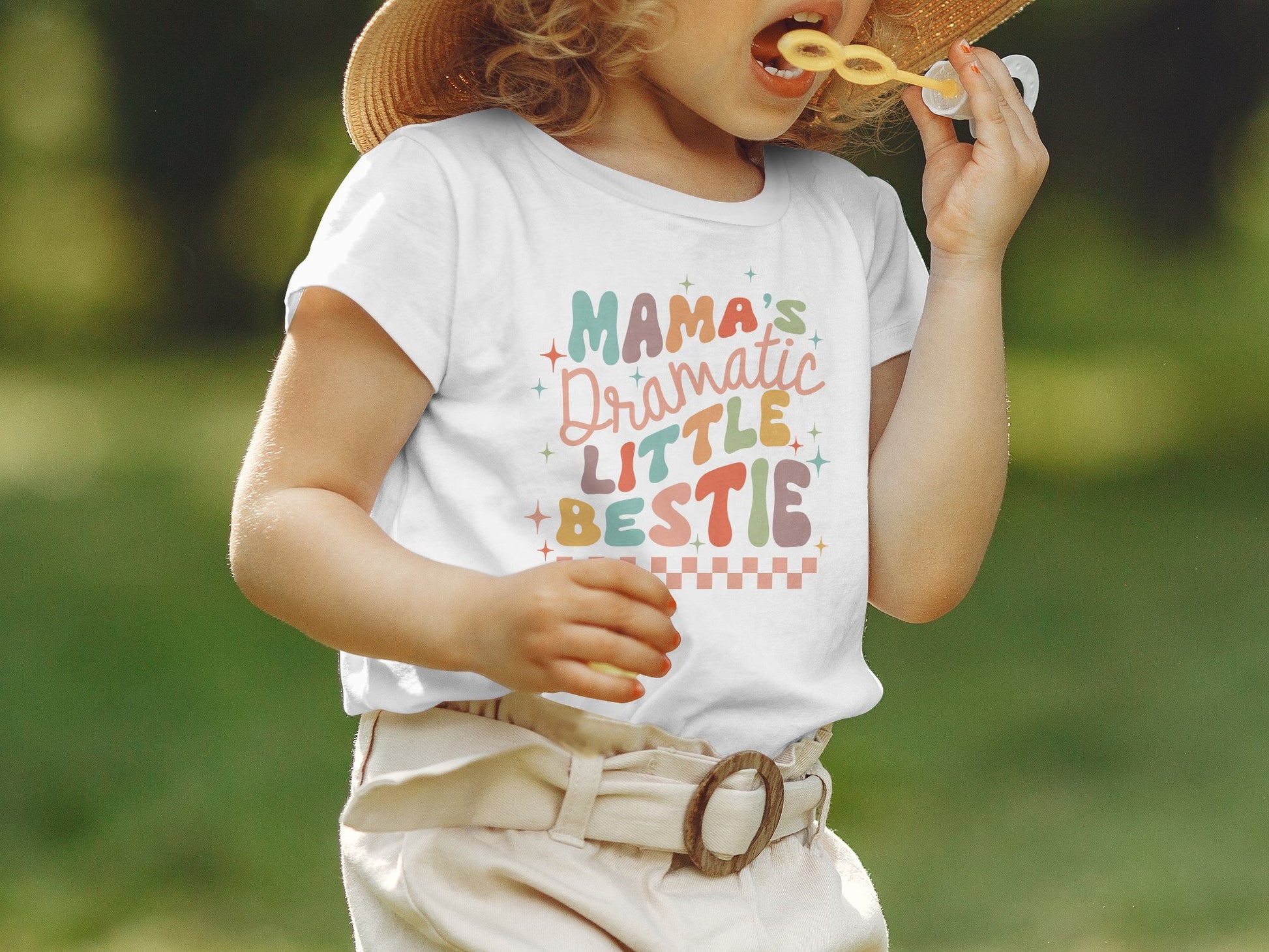 Mamas Dramatic Little Bestie T-Shirt, Mother's Day Gift, Funny Shirt Women, Mom Shirt, Mother to be Gift, New Mom shirt Women - Mardonyx T-Shirt