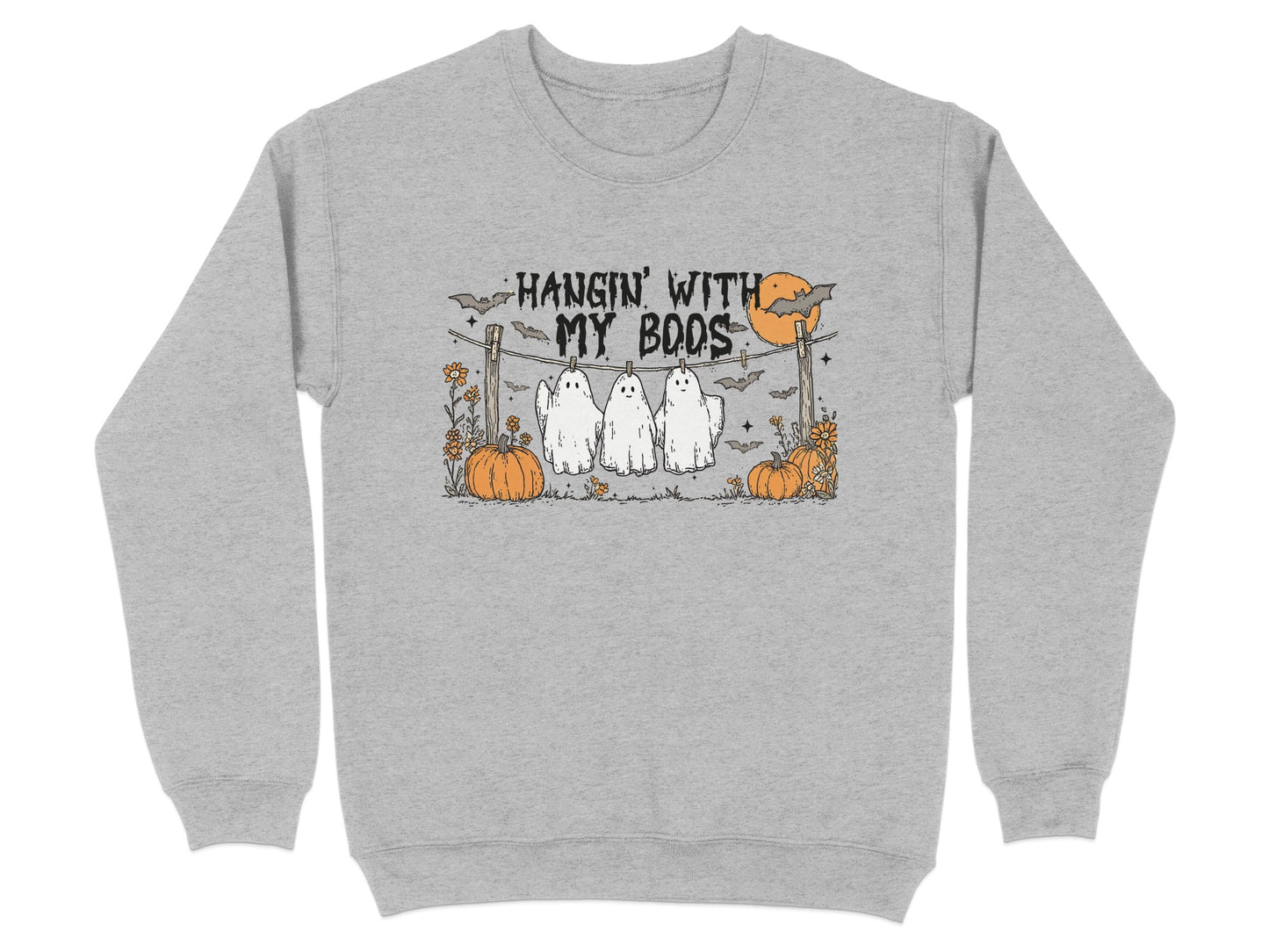 Hangin' With My Boos Ghost Halloween Sweatshirt product
