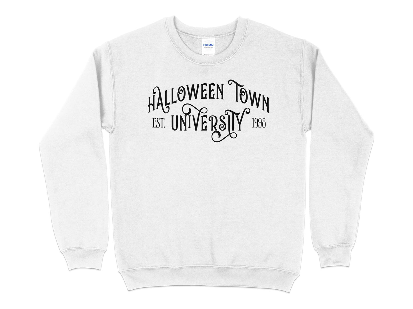 Halloween Town University Sweatshirt, Halloween Sweatshirt, Halloween Disney Shirt, Mickey Halloween Shirt - Mardonyx Sweatshirt Sweatshirts (Gildan 18000#2) - / S / White