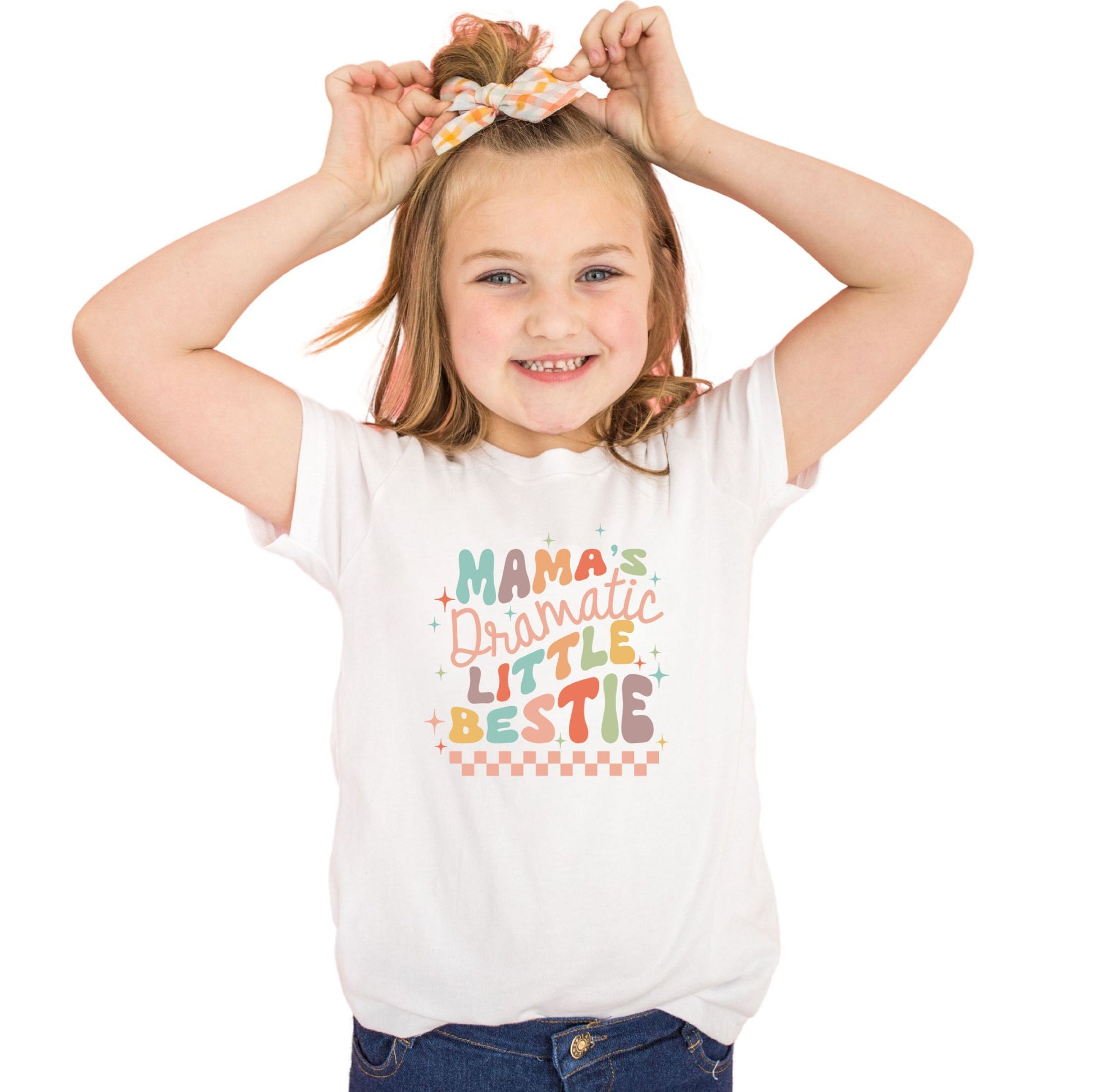 Mamas Dramatic Little Bestie T-Shirt, Mother's Day Gift, Funny Shirt Women, Mom Shirt, Mother to be Gift, New Mom shirt Women - Mardonyx T-Shirt