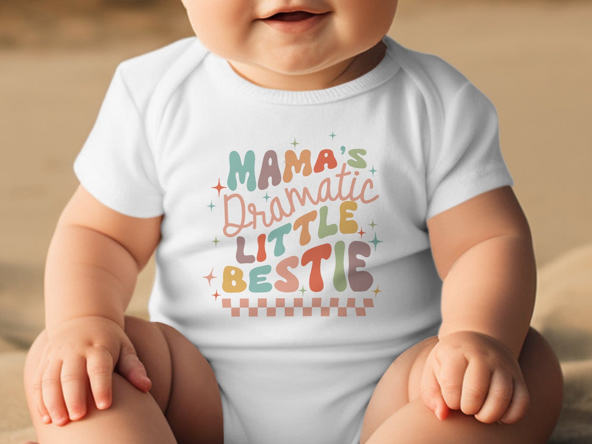 Mamas Dramatic Little Bestie T-Shirt, Mother's Day Gift, Funny Shirt Women, Mom Shirt, Mother to be Gift, New Mom shirt Women - Mardonyx T-Shirt