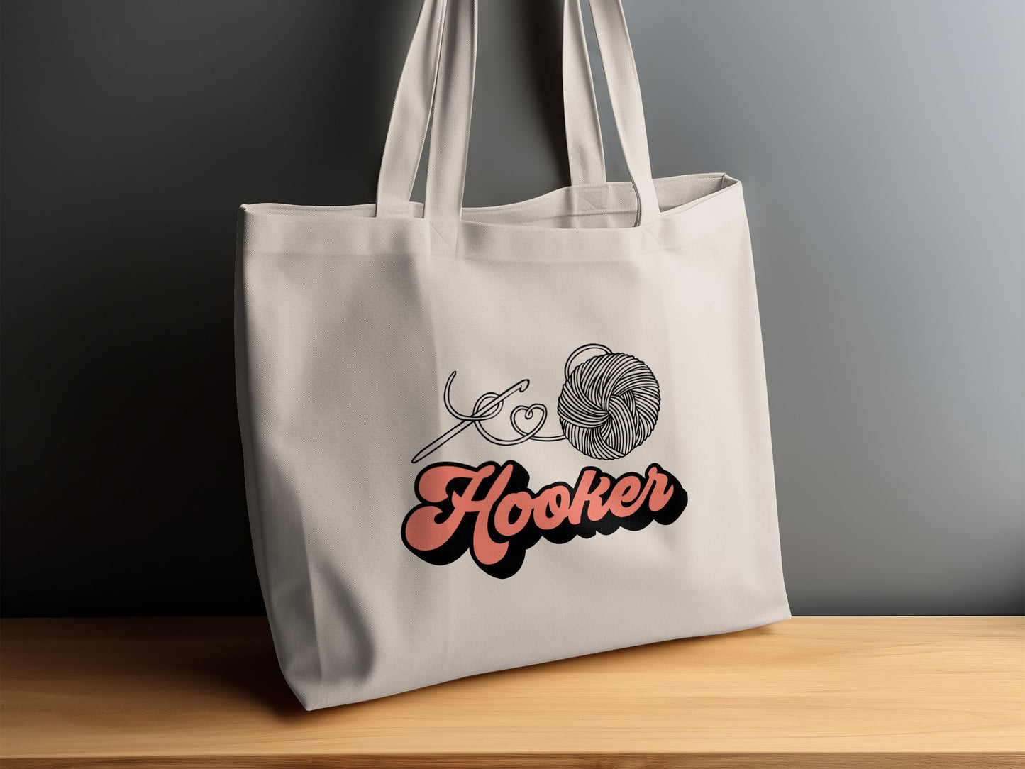 Crocheter Gift, Crocheting Yarn Tote Bag, Project Bag, Gift for Crocheter, Hobby Craft Bag - Mardonyx Bags