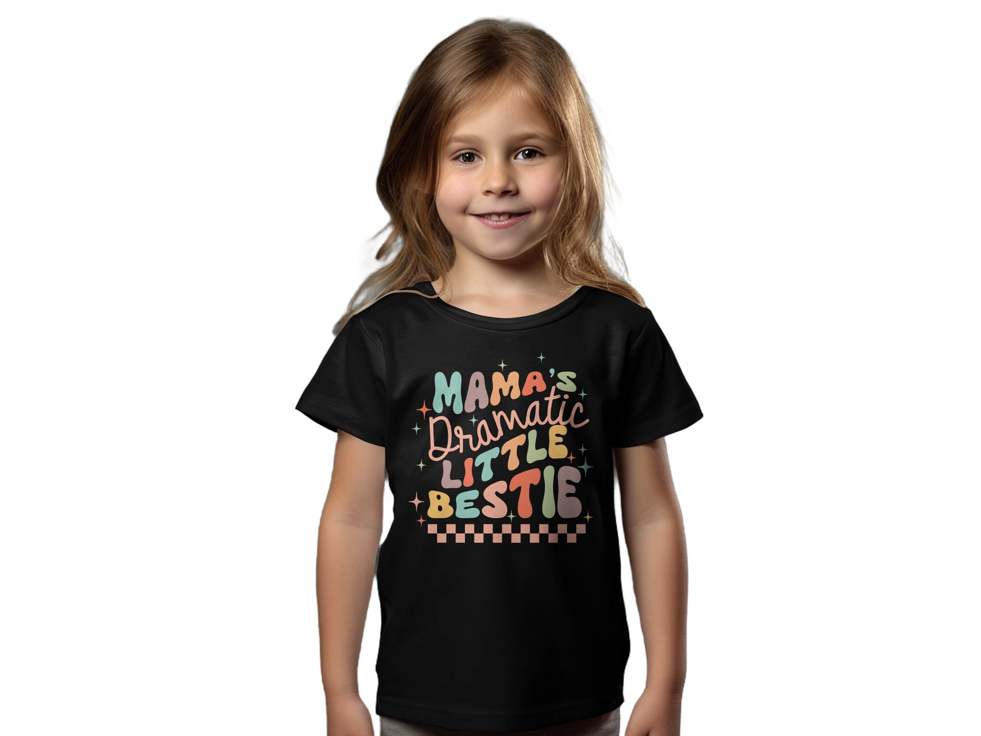 Mamas Dramatic Little Bestie T-Shirt, Mother's Day Gift, Funny Shirt Women, Mom Shirt, Mother to be Gift, New Mom shirt Women - Mardonyx T-Shirt