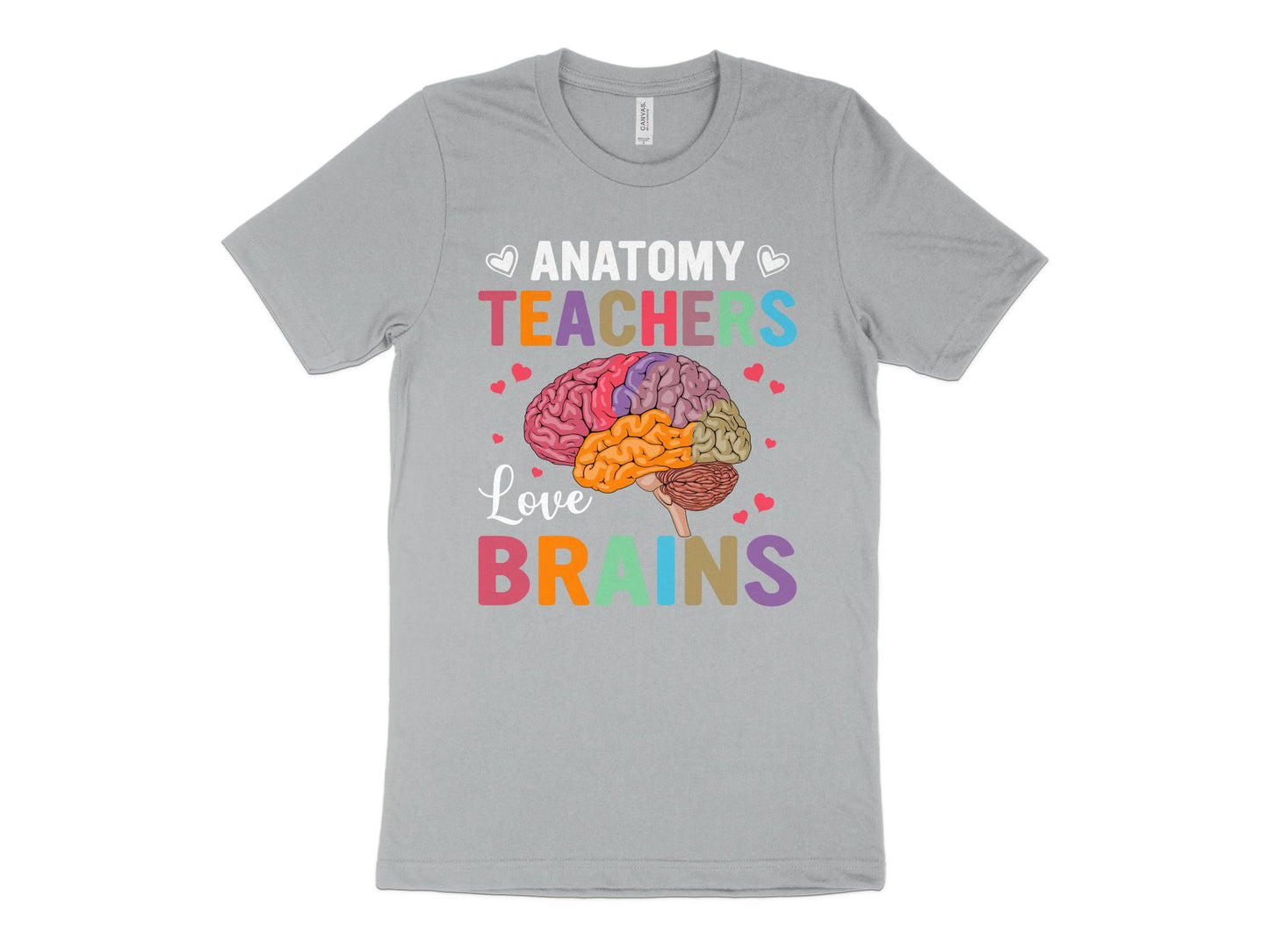 Anatomy Teachers Brain T-Shirt, Teacher Tee, Teacher Shirt, Gift for Teacher, Anatomy Brain Shirt, Funny Teacher Shirt, Teacher Gift - Mardonyx T-Shirt XS / Athletic Heather