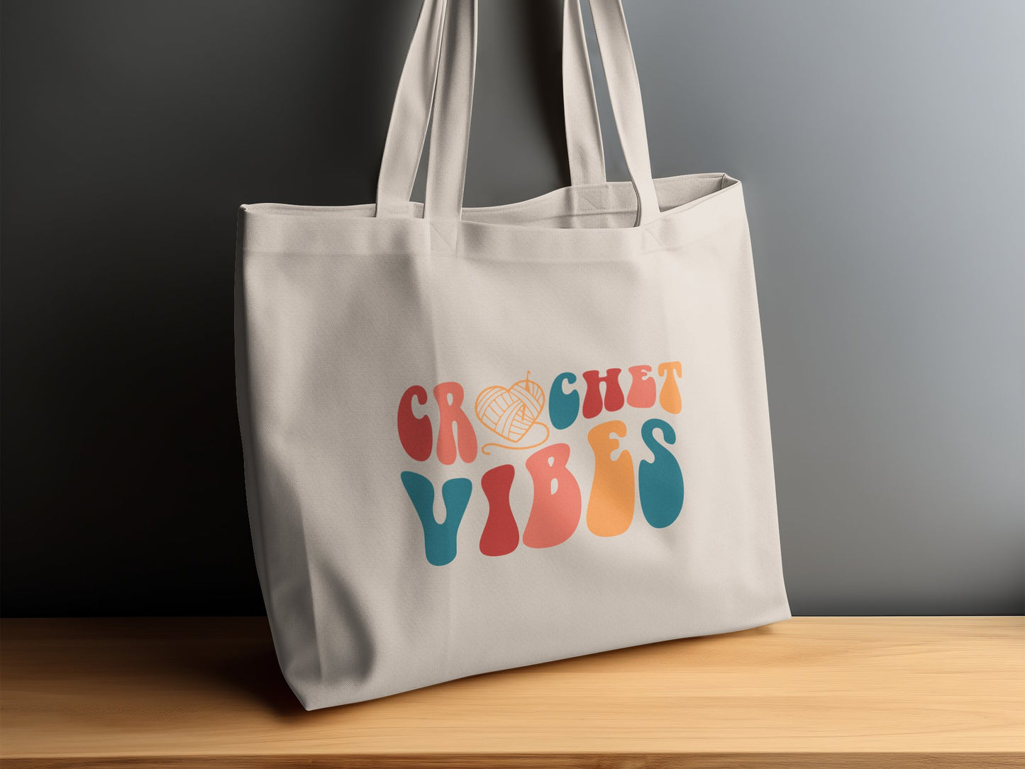 Crocheter Gift, Crocheting Yarn Tote Bag, Project Bag, Gift for Crocheter, Hobby Craft Bag - Mardonyx Bags