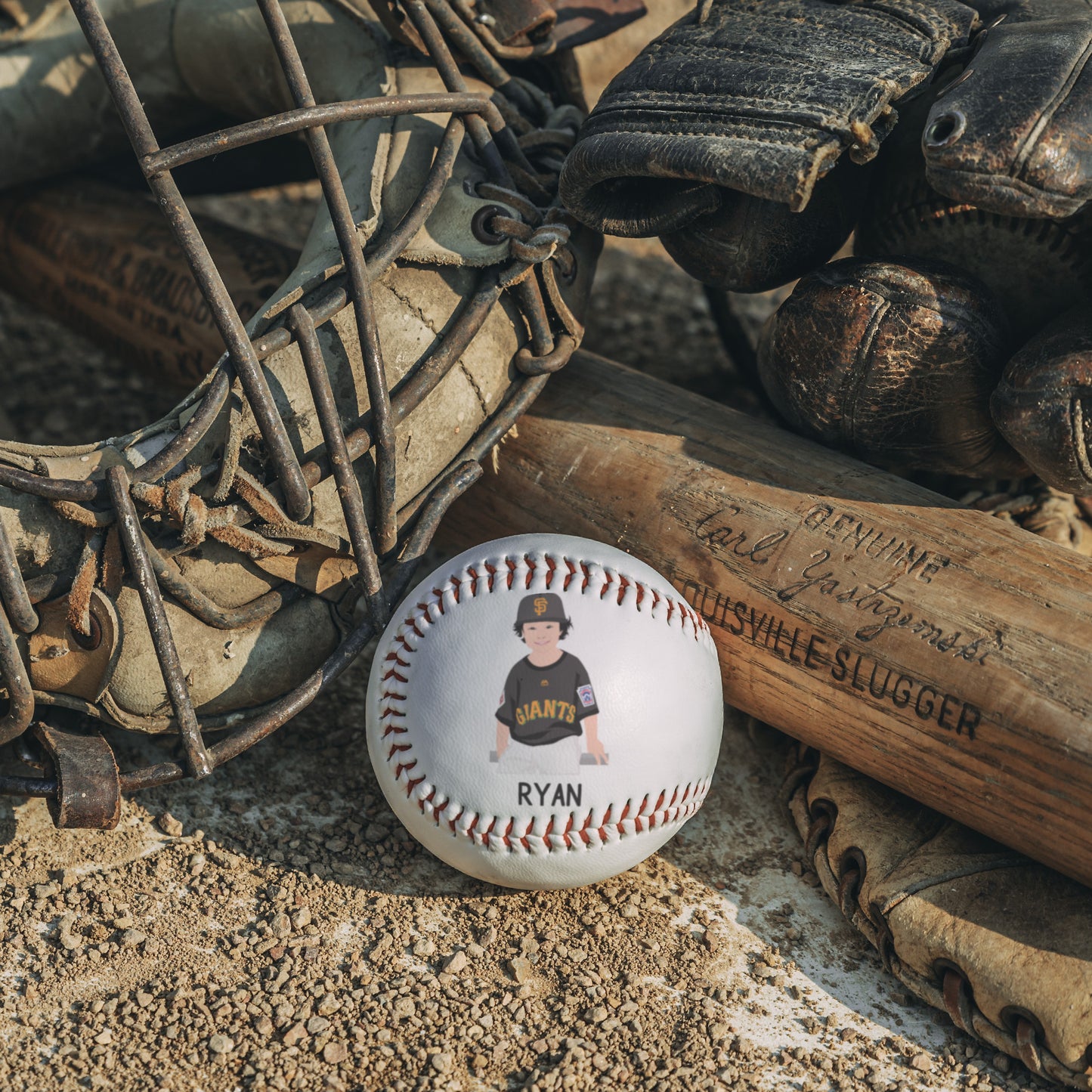Custom Baseball with Personalized Portrait – Unique Gift for Baseball Parents - Mardonyx Sports