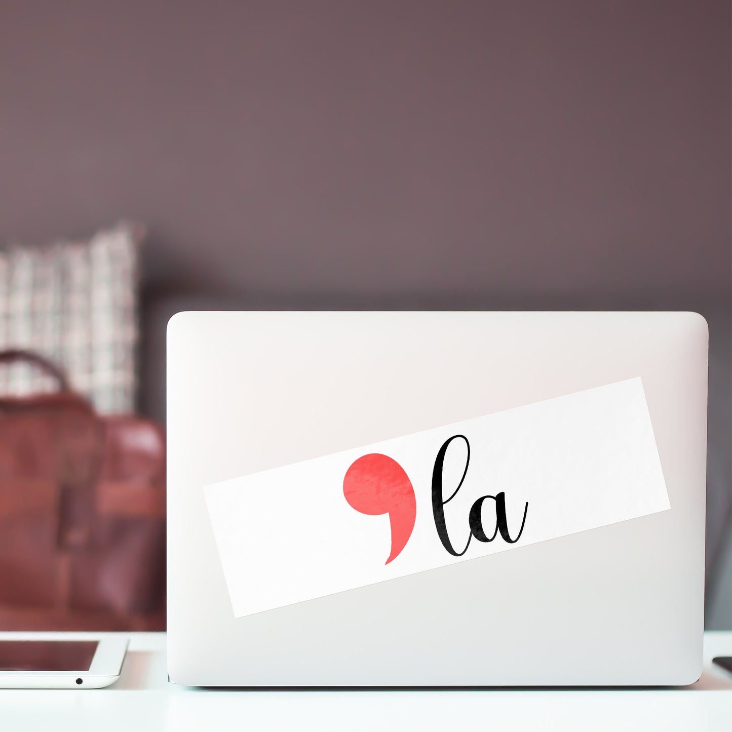 Kamala Comma La Punctuation Funny Bumper Sticker