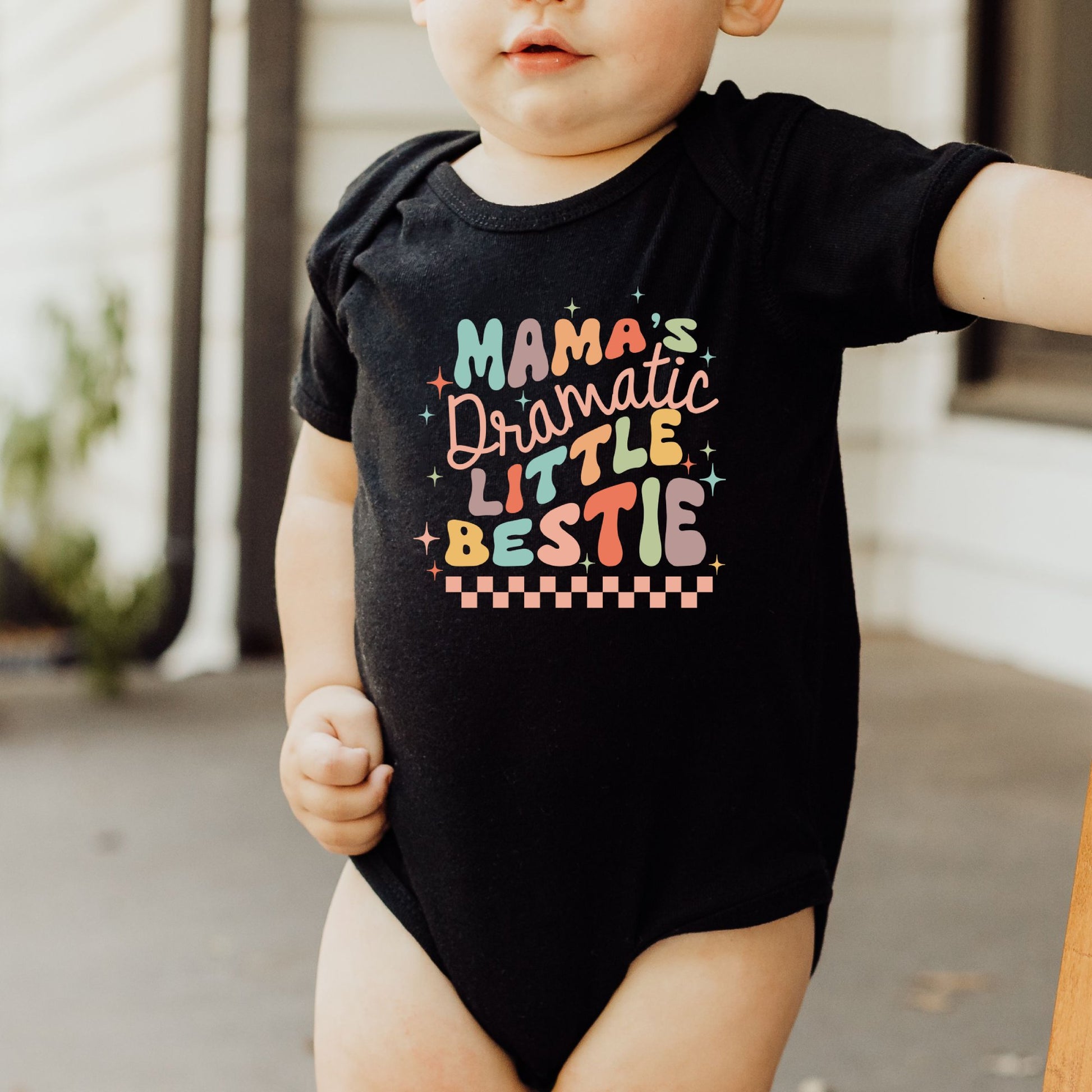 Mamas Dramatic Little Bestie T-Shirt, Mother's Day Gift, Funny Shirt Women, Mom Shirt, Mother to be Gift, New Mom shirt Women - Mardonyx T-Shirt