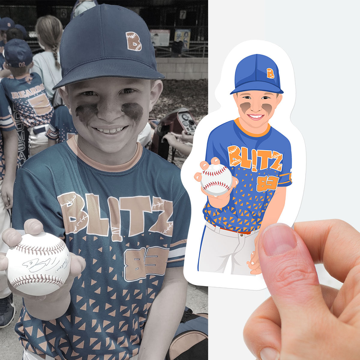 Custom Little League Baseball Stickers - Mardonyx stickers