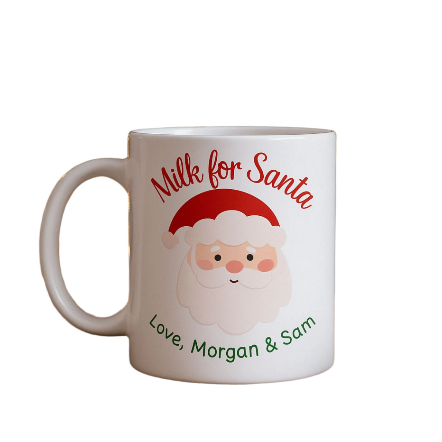 Personalized Milk for Santa Unbreakable Mug - Christmas Eve Cup