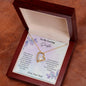 Daughter - Never Forget Love Necklace - Gift for Daughter from Dad - Mardonyx Jewelry