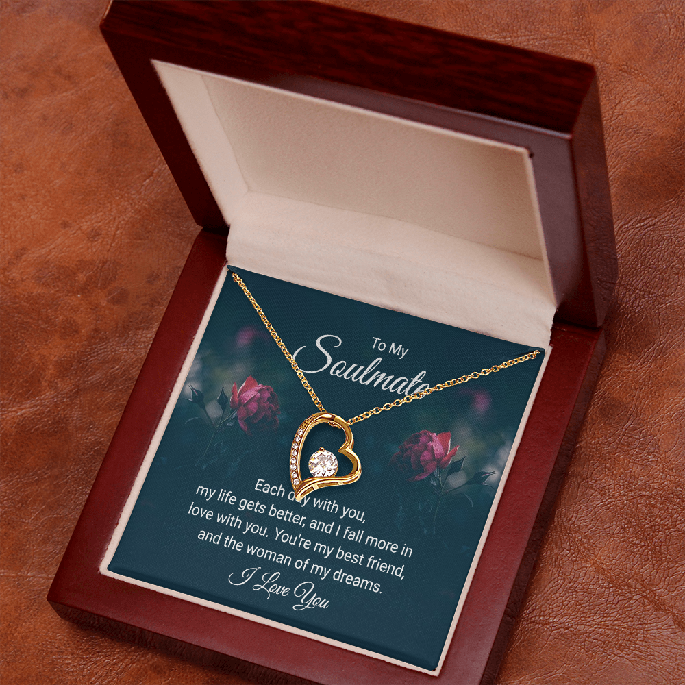 Soulmate Heart Necklace for Her