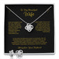Wife Necklace Gifts From Husband, Wedding Anniversary Romantic Gifts For Wife Birthday Gifts From Husband, Necklaces For Wife From Husband To My Wife Necklaces And Earring Set For Wife Gifts