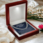 Men's Cuban Necklace Message Card, To My Strong Dad Gift from Daughter