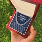 Men's Cuban Necklace Message Card, To My Strong Dad Gift from Daughter
