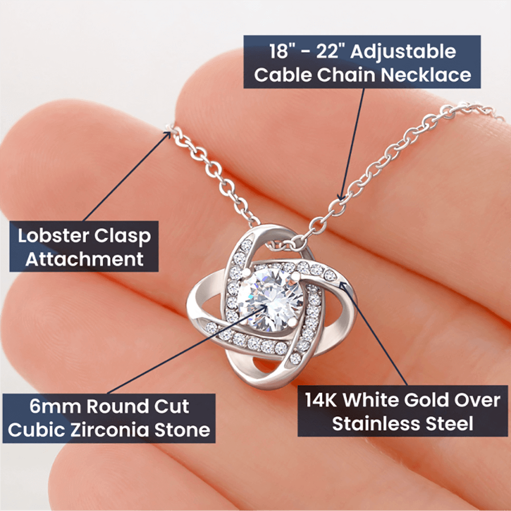 Romantic Gifts for Wife - Birthday Gift Ideas for Her - Soulmate Necklace from Husband - To My Wife Jewelry Gift