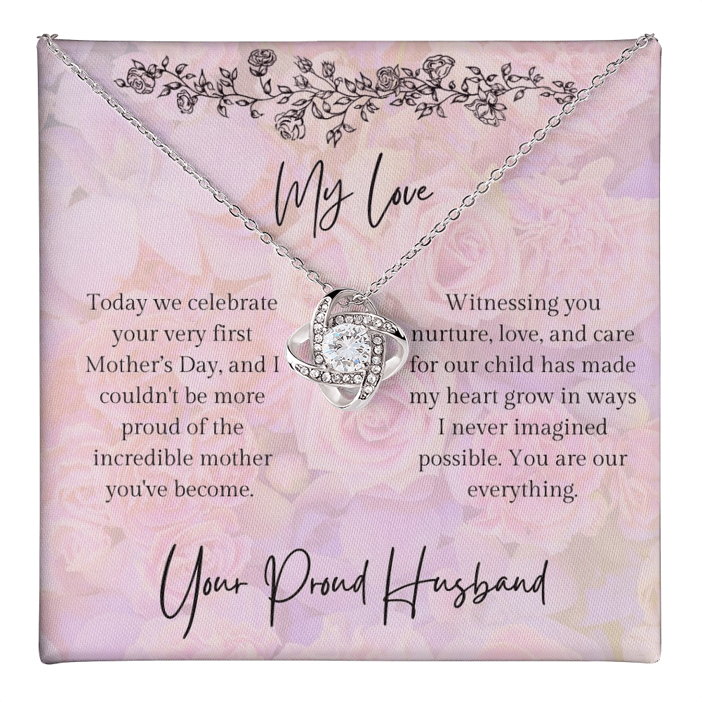 First Mother's Day Necklace from Husband Pendant Necklace
