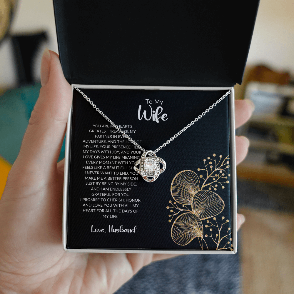 Romantic Gifts for Wife - Birthday Gift Ideas for Her - Soulmate Necklace from Husband - To My Wife Jewelry Gift