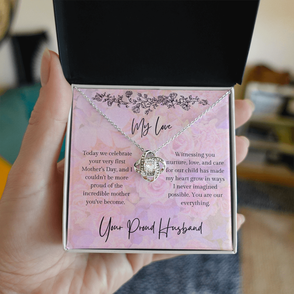 First Mother's Day Necklace from Husband Pendant Necklace