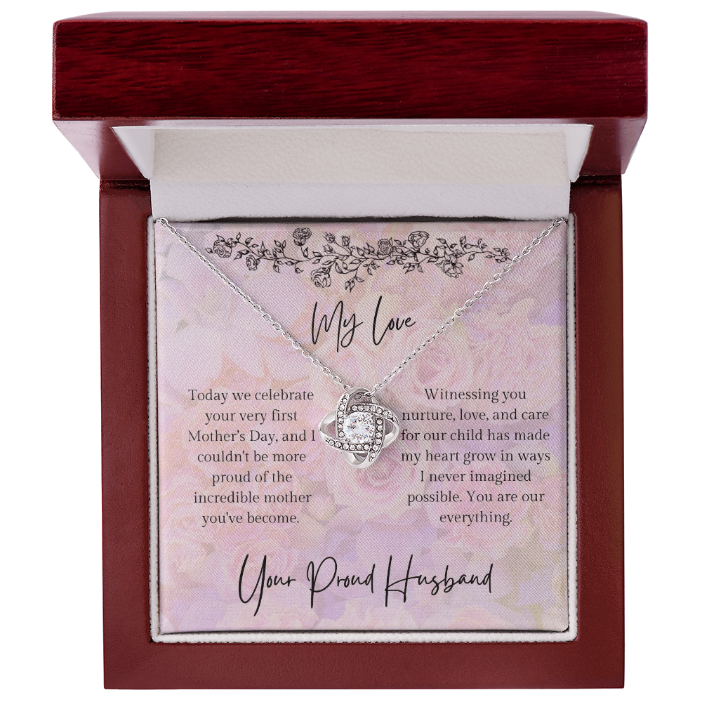 First Mother's Day Necklace from Husband Pendant Necklace