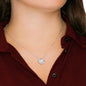 Women's Love Not Pendant Necklace White, Gold, Gift for Girlfriend Wife Daughter