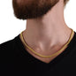 Men's Cuban Necklace Neck Chain, Adjustable Length, Gold Chain, Silver Chain - Mardonyx Jewelry