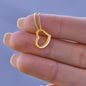 Delicate Heart Necklace, Gift for Wife Daughter - Mardonyx Jewelry