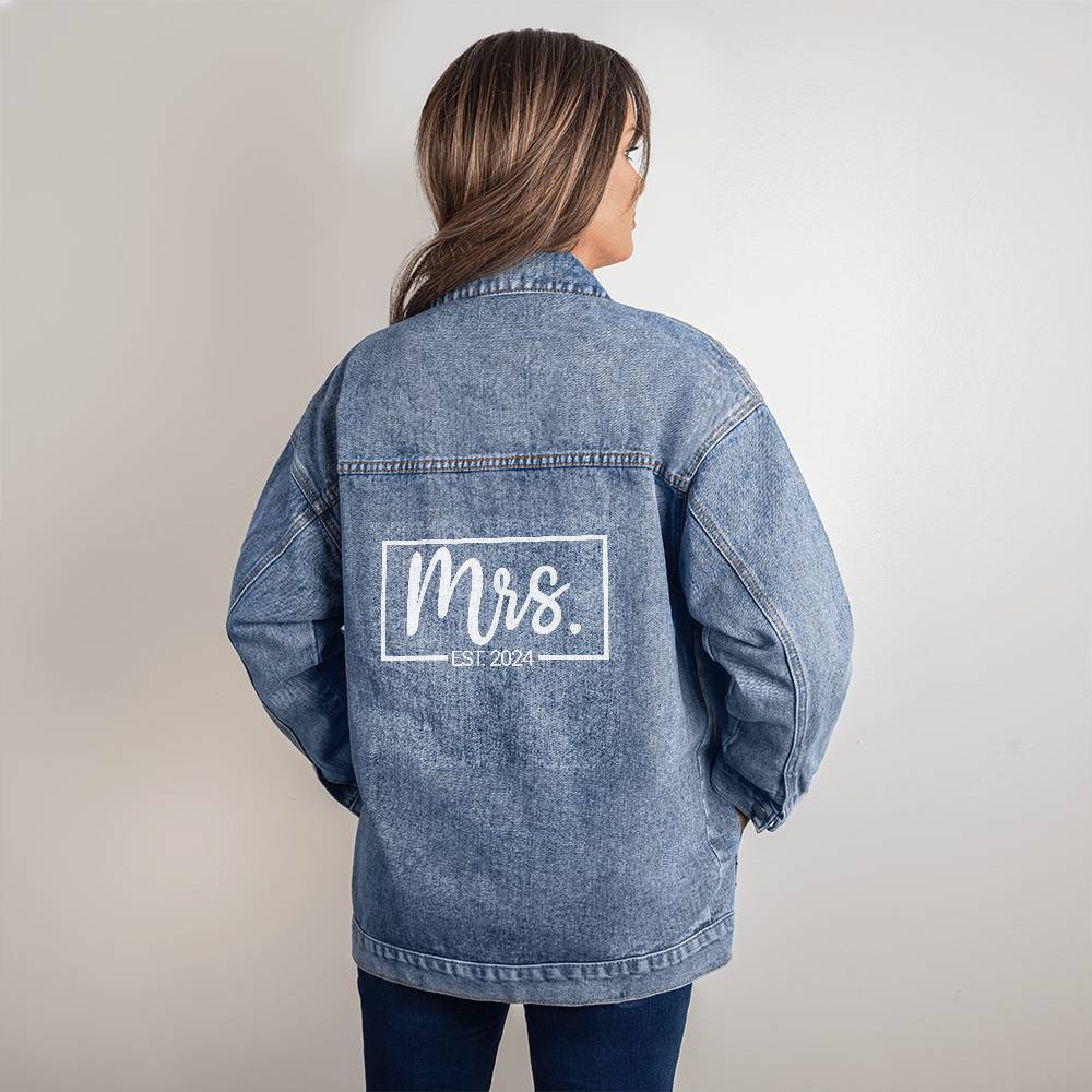 Mrs. Bride Denim Jacket Bachelorette Weekend