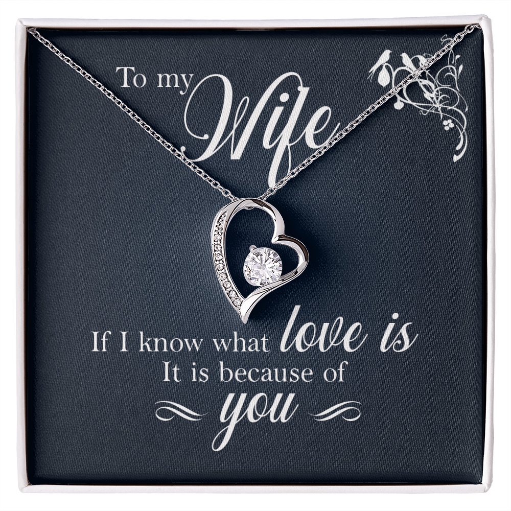 Necklace for Wife, Gifts For Wife Romantic, Wife Birthday Gift Ideas, Necklaces For Wife From Husband, To My Soulmate Necklace For Women,To My Wife Gifts From Husband