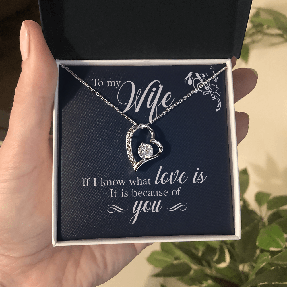 Necklace for Wife, Gifts For Wife Romantic, Wife Birthday Gift Ideas, Necklaces For Wife From Husband, To My Soulmate Necklace For Women,To My Wife Gifts From Husband
