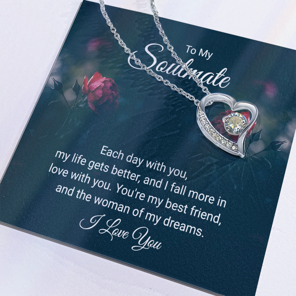 Soulmate Heart Necklace for Her