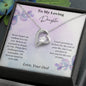 Daughter - Never Forget Love Necklace - Gift for Daughter from Dad - Mardonyx Jewelry